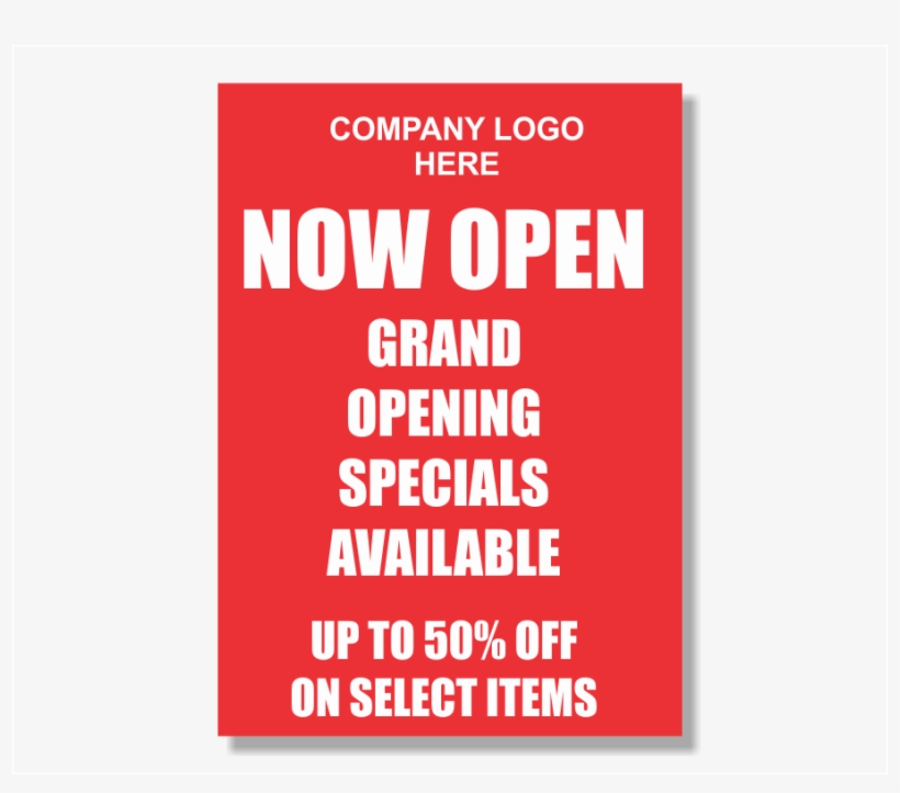 Store Display Signs - Printing, transparent png download