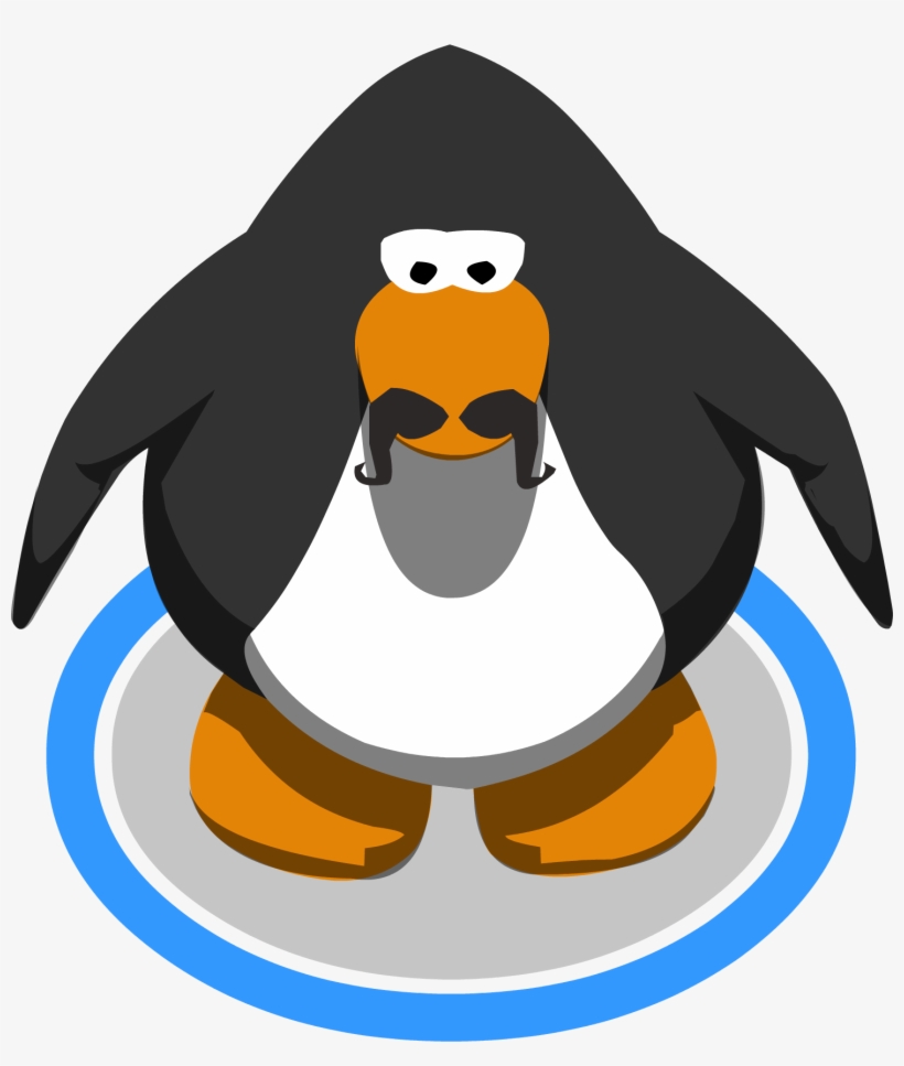 Western Mustache In-game - Penguin With A Tie, transparent png download