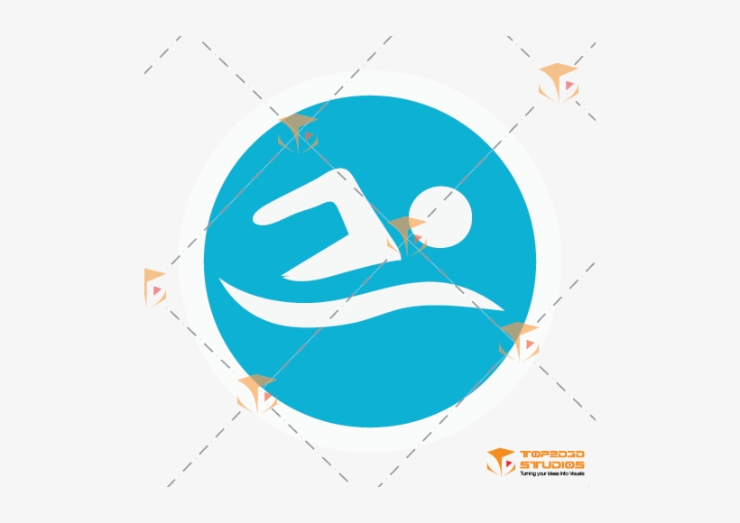 Swimming Icon - Logo, transparent png download