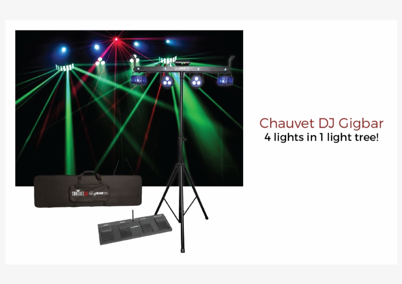 Dance Party Lighting - Chauvet Gigbar Irc 4-in-1 Lighting Effect, transparent png download