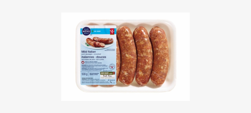 Pc Blue Menu Free From Lean Mild Italian Pork Sausage - Chorizo Sausage No Frills, transparent png download