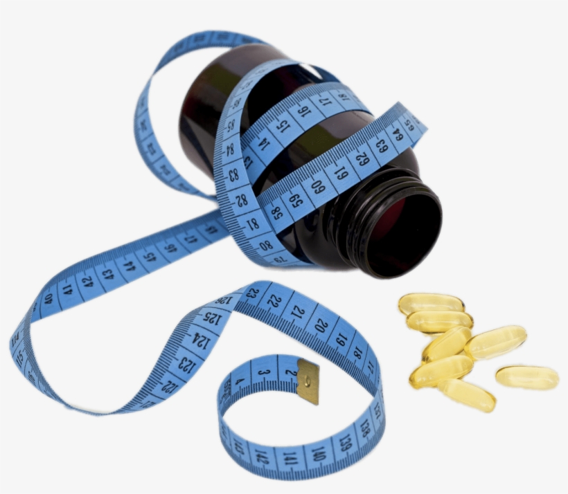 Diet Pills Bottle Measuring Tape - Food And Exercise Log: A 100-day Lifestyle Notebook, transparent png download