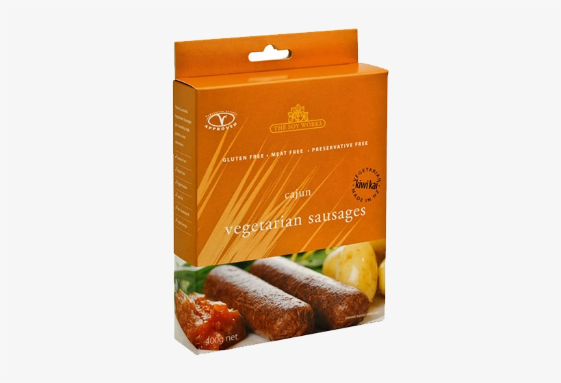 The Soy Works Cajun Vegetarian Sausages - Vegetarian Cuisine, transparent png download