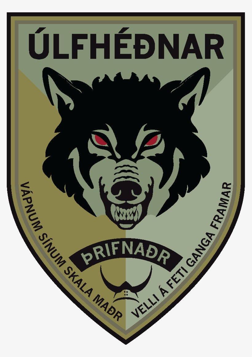 Super Crazy Víkingar And Ultimate Warriors - Úlfhéðnar Patch, transparent png download