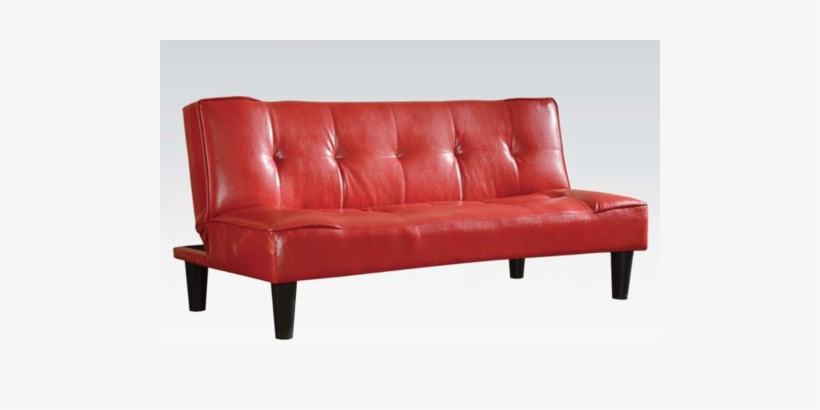 Futon Png Transparent Picture - Red Adjustable Sofa, transparent png download