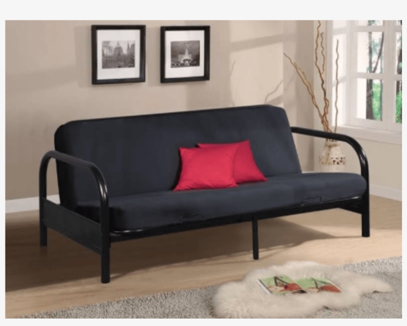 Black 39" Arm Futon Frame - Mtdvanities Ricca 24" Single Sink Bathroom Vanity Set, transparent png download