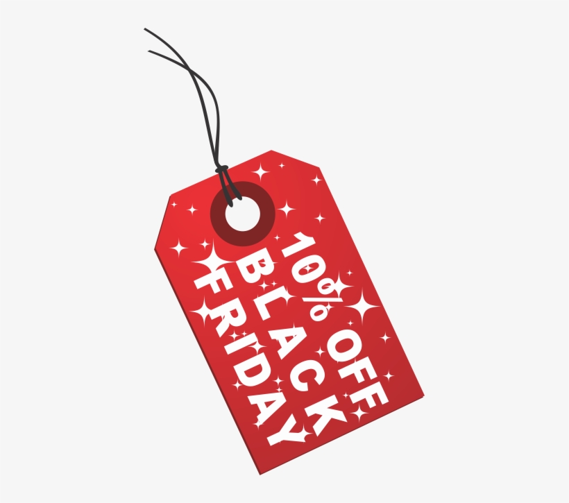 Black Friday 10 Percent Off All Signage - Christmas Day, transparent png download