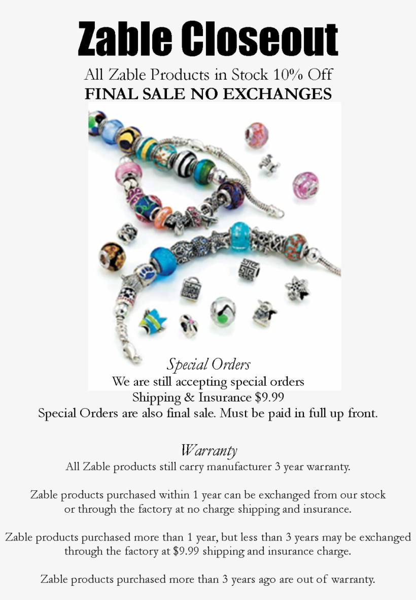 Zable Page 10 Percent - Zable Beads, transparent png download