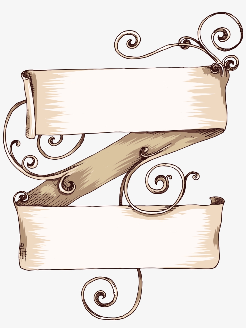 Scroll Vector Element Zj Lbjid L - Illustration, transparent png download
