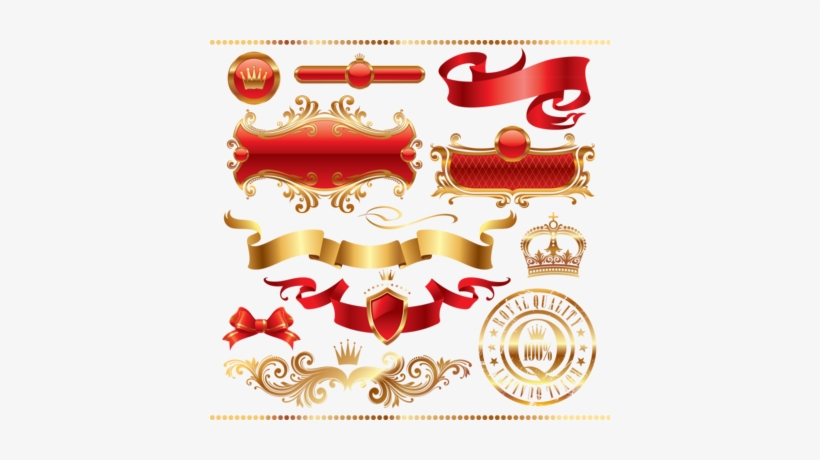 Scroll Vector Png Red Ribbon Psd Detail Pictures To - Vector, transparent png download