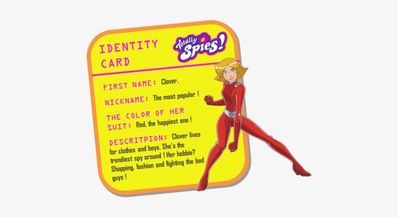 Cartoon, Clover, And Totally Spies Image - Totally Spies Clover Age, transparent png download