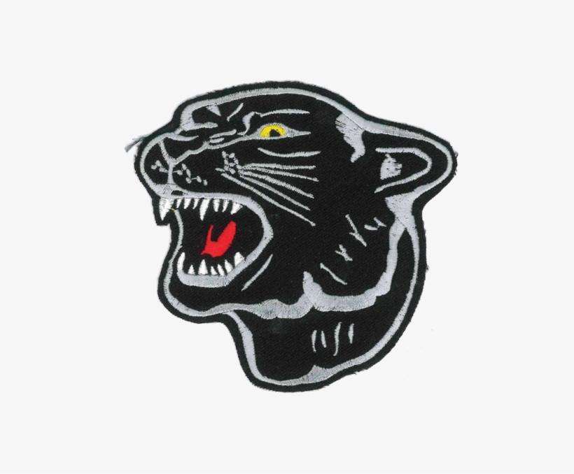 1351 Panther Head Patch 4" - Black Panther Patch, transparent png download