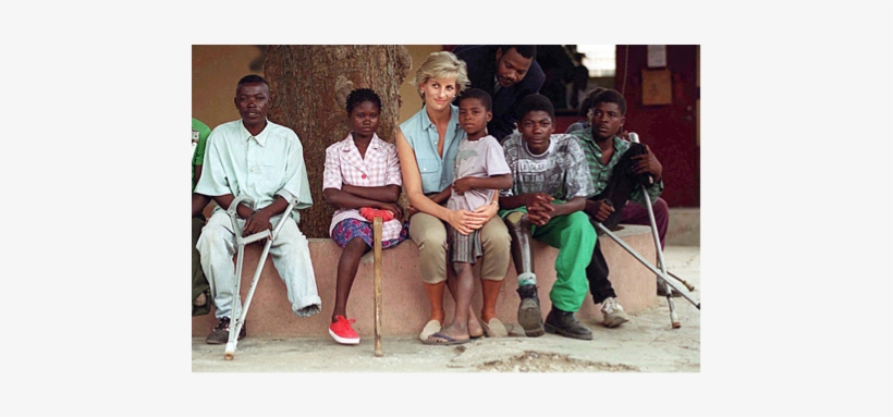 Princess Diana <3 - Princess Diana Visits Africa, transparent png download