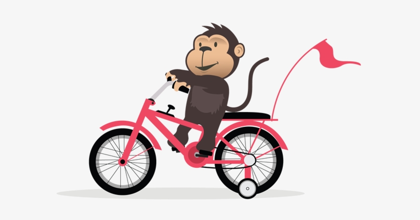 Posting A Bike Using A Courier - Monkey On A Cycle, transparent png download