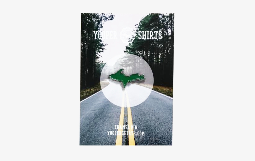 Pin - "u - P - Silhouette" 1-3/8" Green Pin - Pine, transparent png download