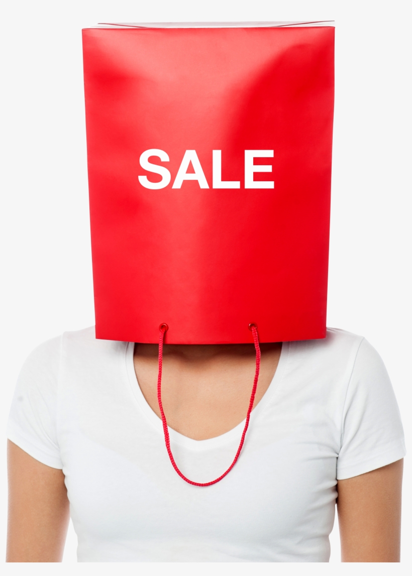 Shopping Png Background Stock Images - Bag Covering Face, transparent png download