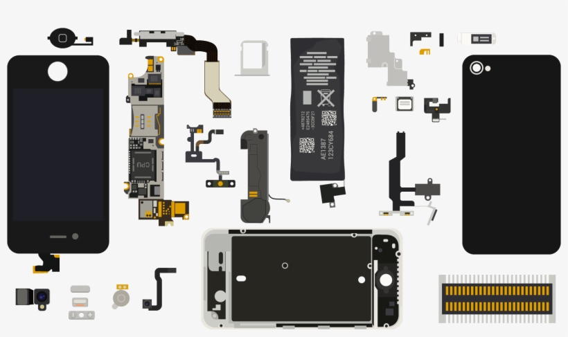 Smart Phone Electronic Parts Cell Doc - Smart Phone Parts Transparent ...