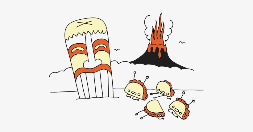 Taco - Cartoon, transparent png download