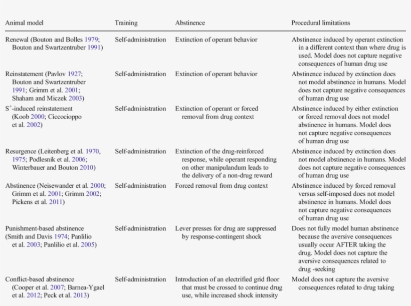 Procedural Comparisons Of Abstinence Models Of Addiction - Abstinence, transparent png download