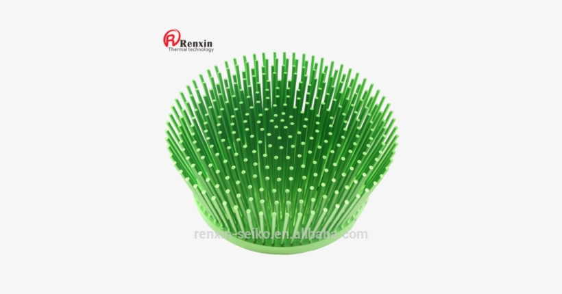 Green Anodizing Cnc Machining Aluminum Led Pin Fin - Heat Sink, transparent png download