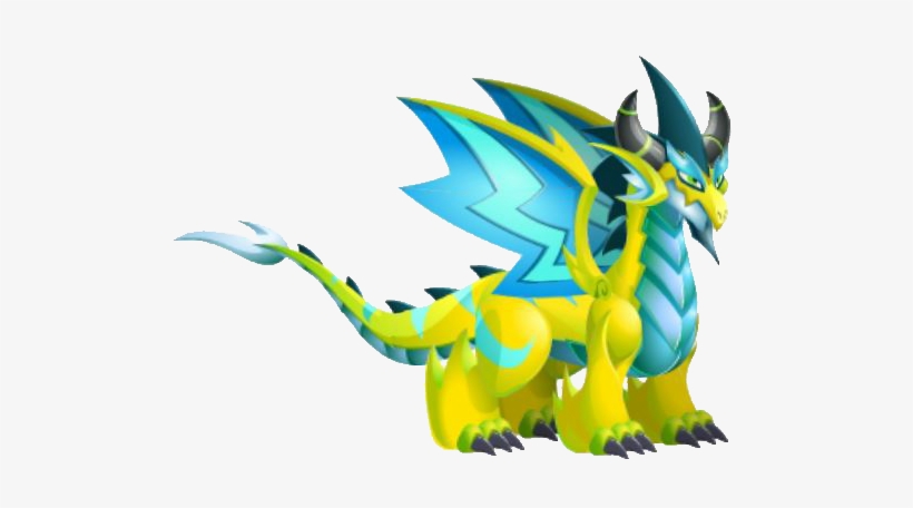 Dragon Electrico Doble - Dragon City Dragon Electrico Doble, transparent png download
