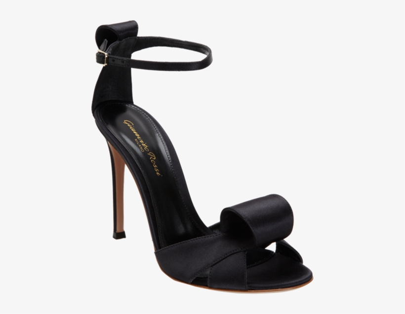 Gianvito Rossi Satin Loop Sandal - Platanitos, transparent png download