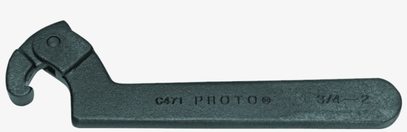 Proto® Llave Inglesa De Gancho Ajustable 1-1 / 4 “a - Stanley Proto Jc472 Proto Adjustable Hook Spanner Wrench, transparent png download