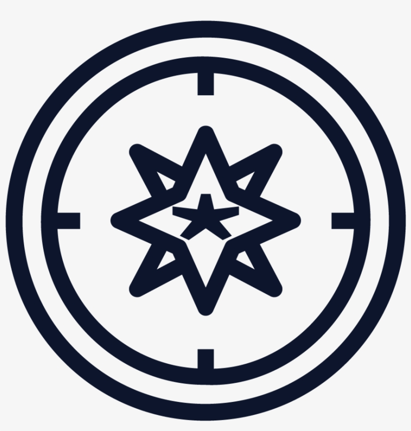 Starinsights Logo Compass Blue Web - Jet Engine Icon, transparent png download