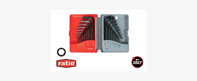 Juego 20 Piezas Métrico Y Pulgadas Llaves Acodada Allen - Conjunto De 20 Llaves Allen Ratio Llaves Allen, transparent png download