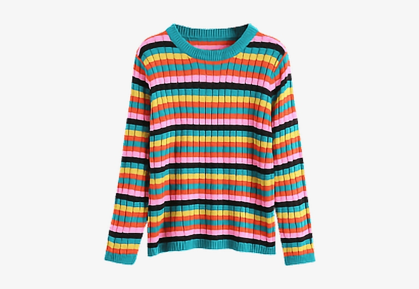 Report Abuse - Stripe Sweater Womens, transparent png download