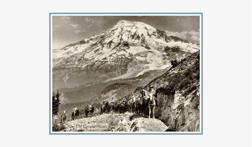Fine Art Prints Of Historical Photos - Mount Rainier Paradise Inn History, transparent png download