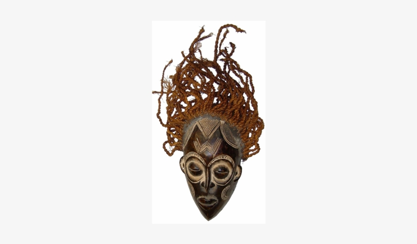 Pwo Mask Made By The Chokwe People, Congo - Face Mask, transparent png download