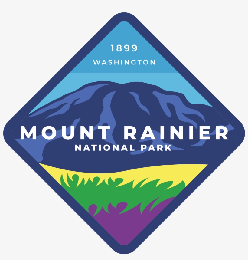 Mount Rainier Vinyl Sticker - Liquid, transparent png download