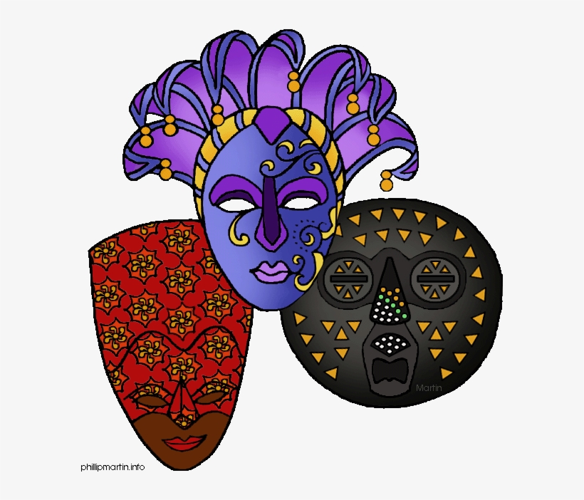 Why Is Music Important To African Culture - Tribal African Clipart Masks, transparent png download