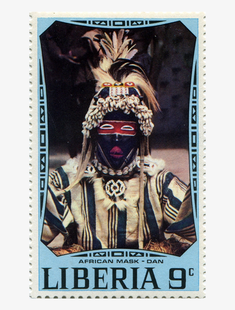 Region - Africa - Collection De Timbres Masques Oblitérés 50 Timbres, transparent png download