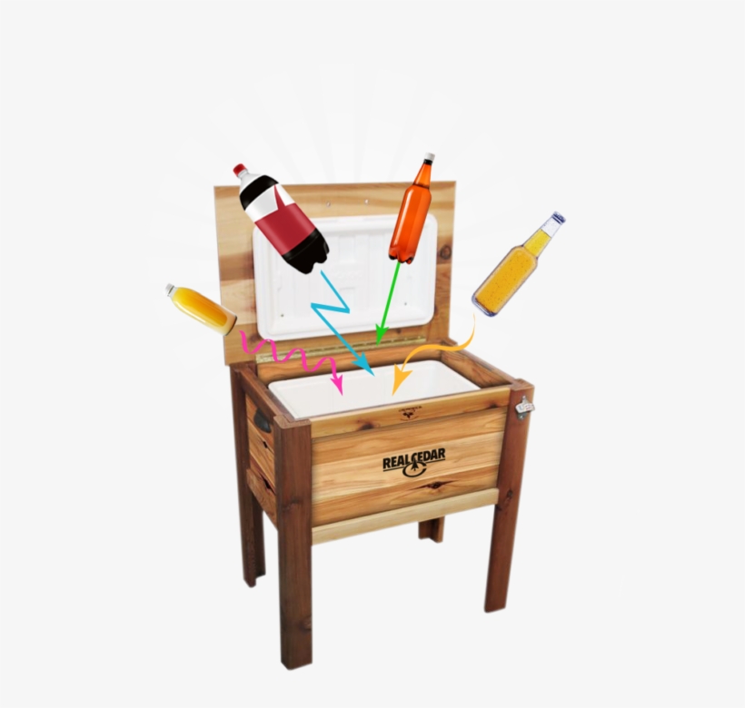 Real Cool With Real Cedar Contest - Gronomics 32 Qt. Western Cedar Chest Cooler, transparent png download