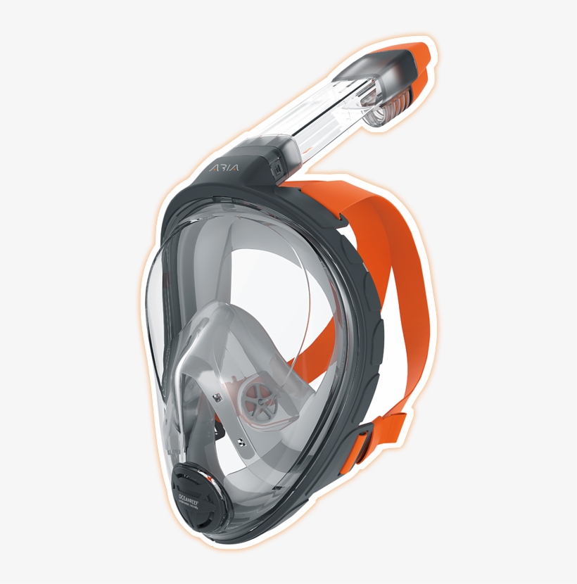 Ocean Reef Aria Ffm Snorkling - Aria Face Snorkel, transparent png download