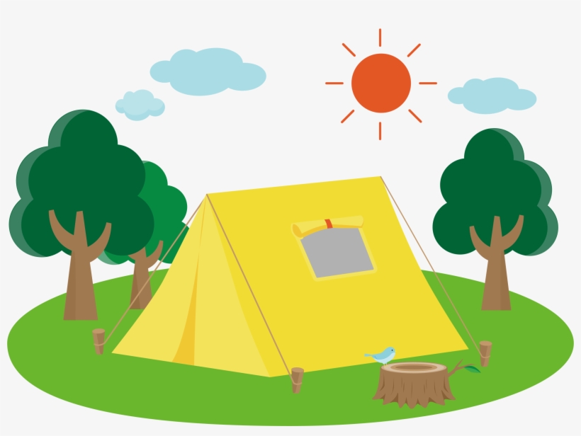 Camping Clipart Melonheadz - Campsite Png, transparent png download