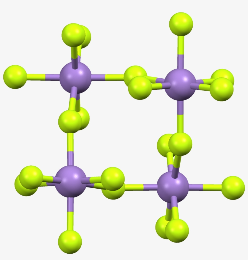Mn4f20 Ring From Alpha Mnf4 Xtal 1987 - Lewis Structure, transparent png download