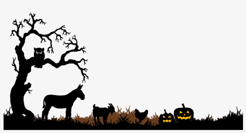 Halloween Footer - Halloween Pumpkin Footer Png, transparent png download