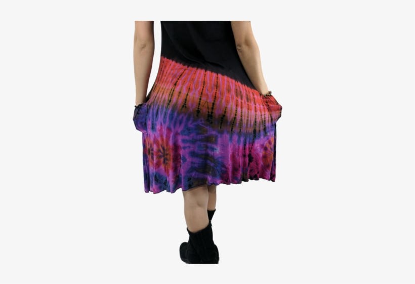 Tye Die Dress By Purple Moon - A-line, transparent png download