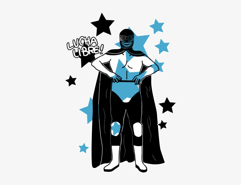 ☆luchador☆ - Black And White Stars Png, transparent png download