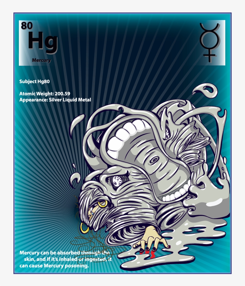 Mercury Monster - Illustration, transparent png download