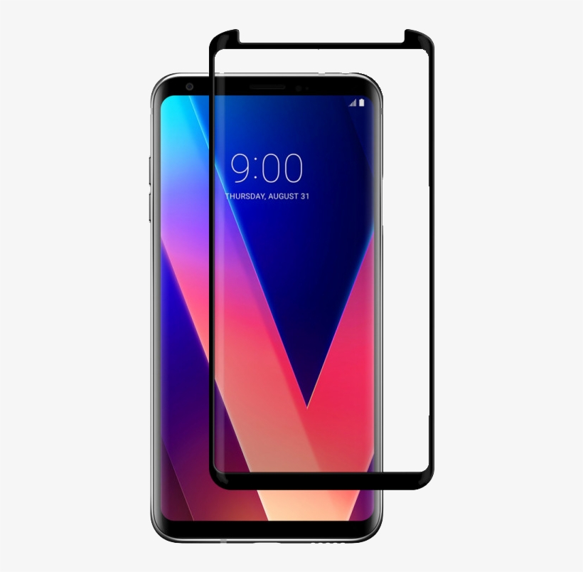 Lg V30 Curved Tempered Glass Screen Protector - L03k ガラス フィルム, transparent png download