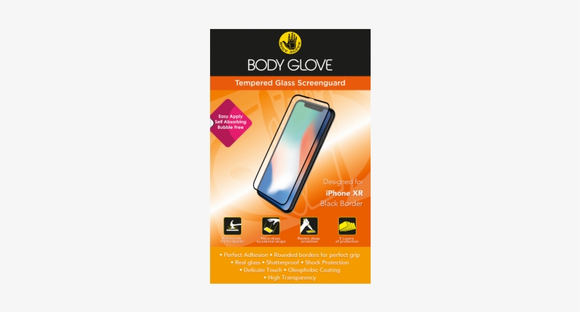 Body Glove Apple Iphone Xr Tempered Glass Screenguard - Body Glove Tempered Glass Screenguard For Lg G6 - Clear, transparent png download