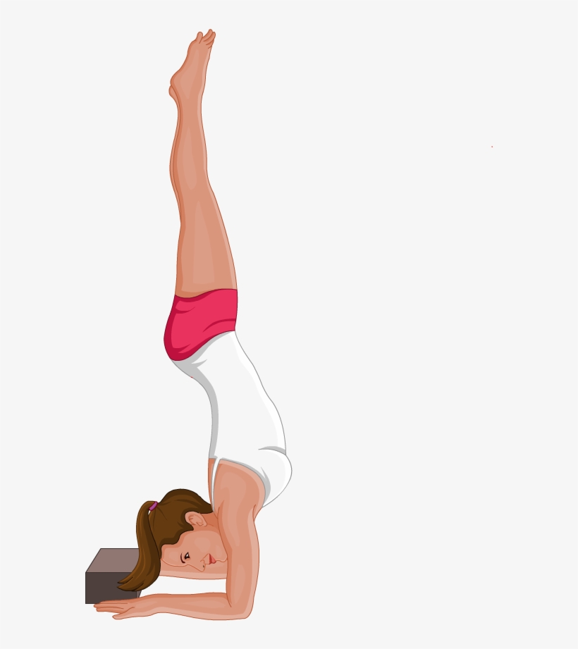 Supported Forearm Balance Pose Variation With A Block - Forearm, transparent png download