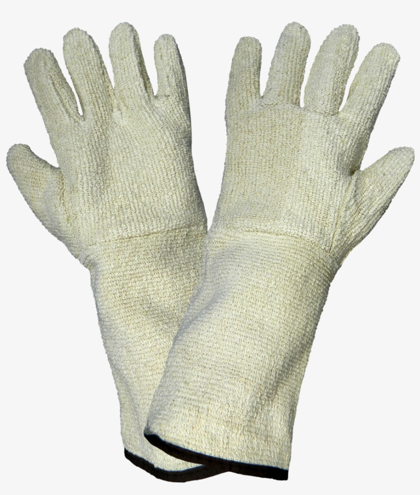 Heavyweight Terrycloth Protected Forearm Gloves - Glove, transparent png download