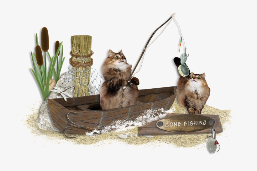New Kit "gone Fishing" And Freebie - Portable Network Graphics, transparent png download