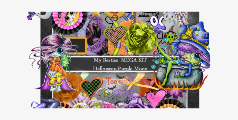 Something Beautiful By Julie - My-besties Spookylicious Coloring Book, transparent png download