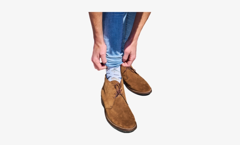 Gone Fishing Socks Accessories Feat Socks Rigit - Suede, transparent png download
